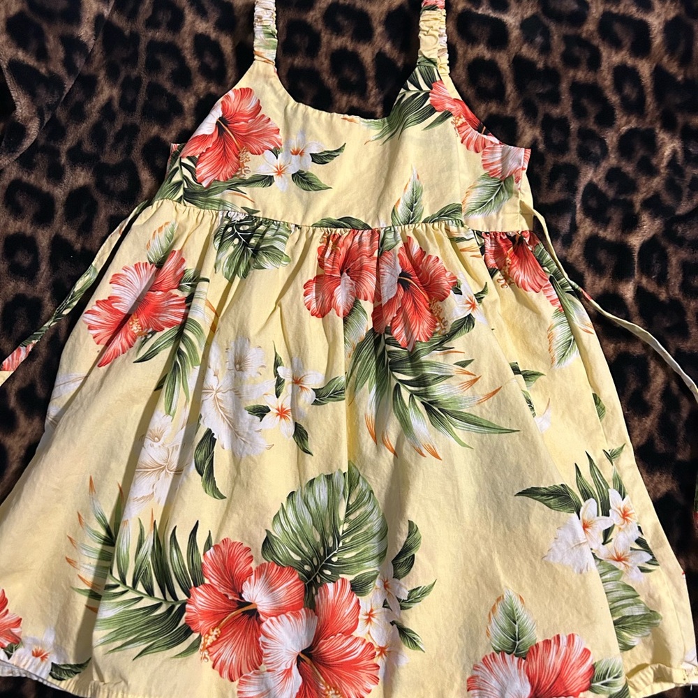 Floral Yellow Dress